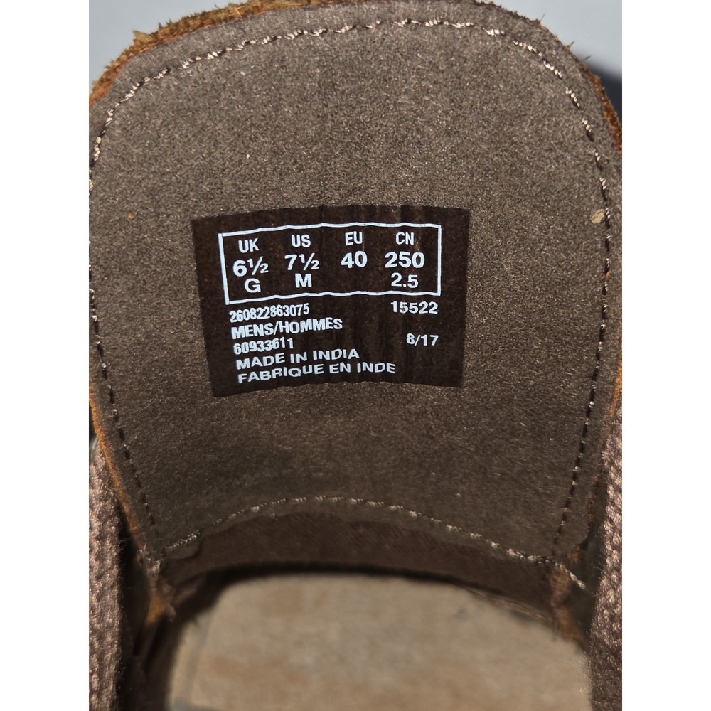 Clarks Bushacre 2 Mens 7.5 M Dark Brown Beeswax Leather Chukka Desert Boots - Picture 2 of 8